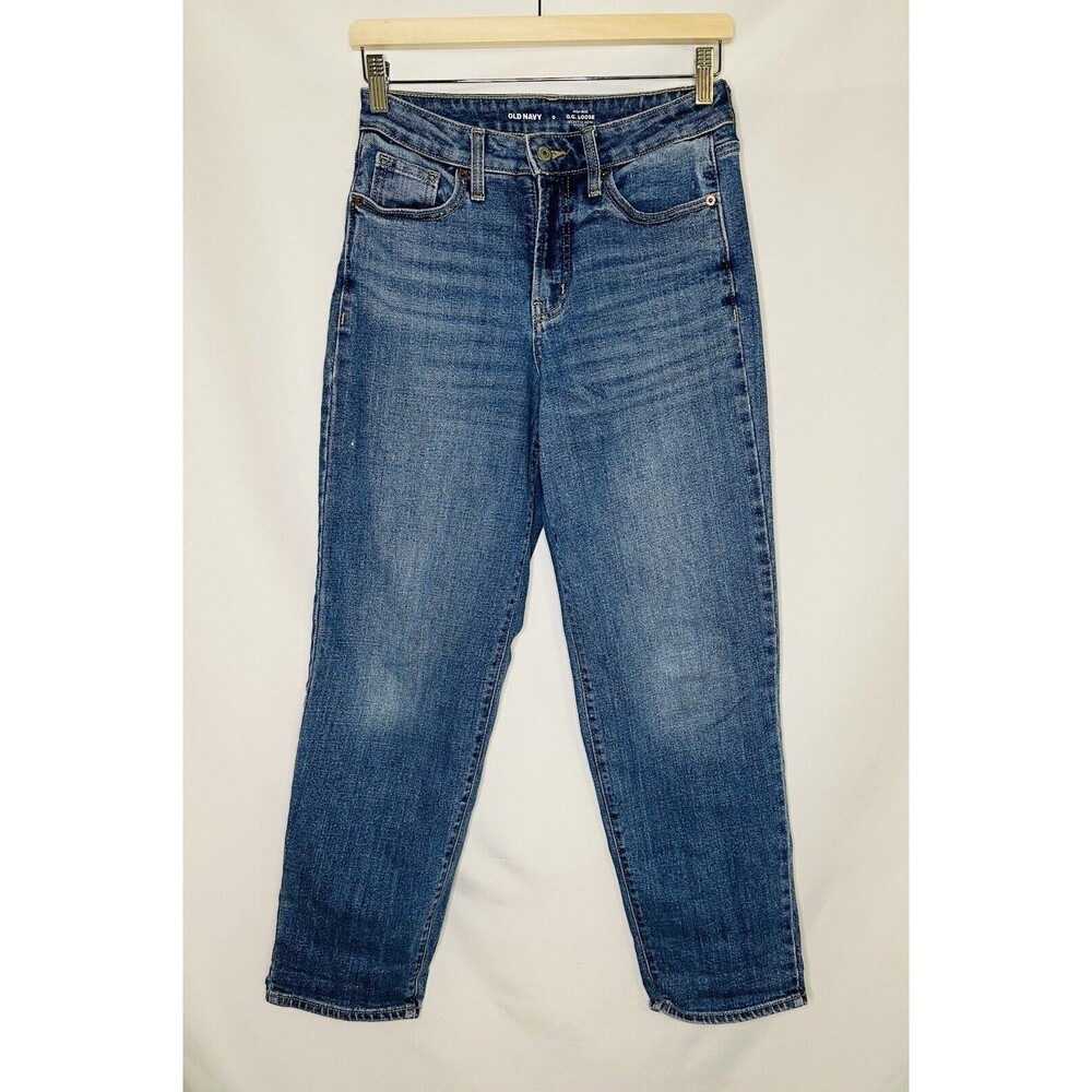 Old Navy O.G. Loose Denim Blue Jeans High Rise Women's SIZE 0